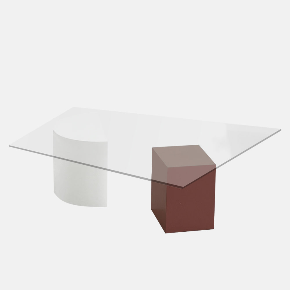 콘크리트 C 사이드 테이블